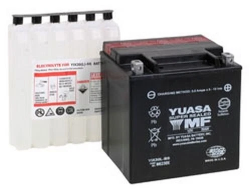 Yuasa Battery, YIX30L-BS, Harley-Davidson Road King FLHR 1997-2006 - Image 2 of 2