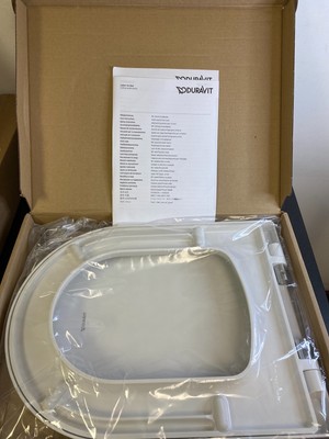 Duravit ME by Starck Elongated Closed-Front Toilet Seat with Soft Close