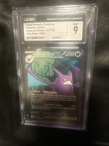 Team Rocket's Crobat ex graded CGC 9 for sale on eBay