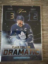 2025-26 Upper Deck Fleer Flair Auston Matthews FLAIR FOR THE DRAMATIC