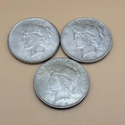 1922 Peace Silver Dollar Lot of 3 Collectible Coin Vintage Good Condition
