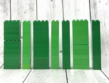 Large Lot 70 Pc Lego Duplo 2 4 Bricks Blocks Shades of Green