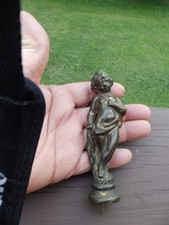 Ansonia Triumph Mirror Clock CHERUB or CUPID ...