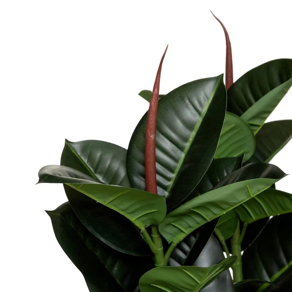 Ficus Robusta artificiel 120cm vert pour decoration interieure durable - 2