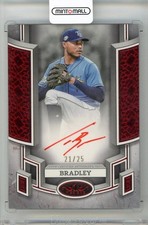 2024 Topps Tier One Taj Bradley Break Out Auto Red Foil /25