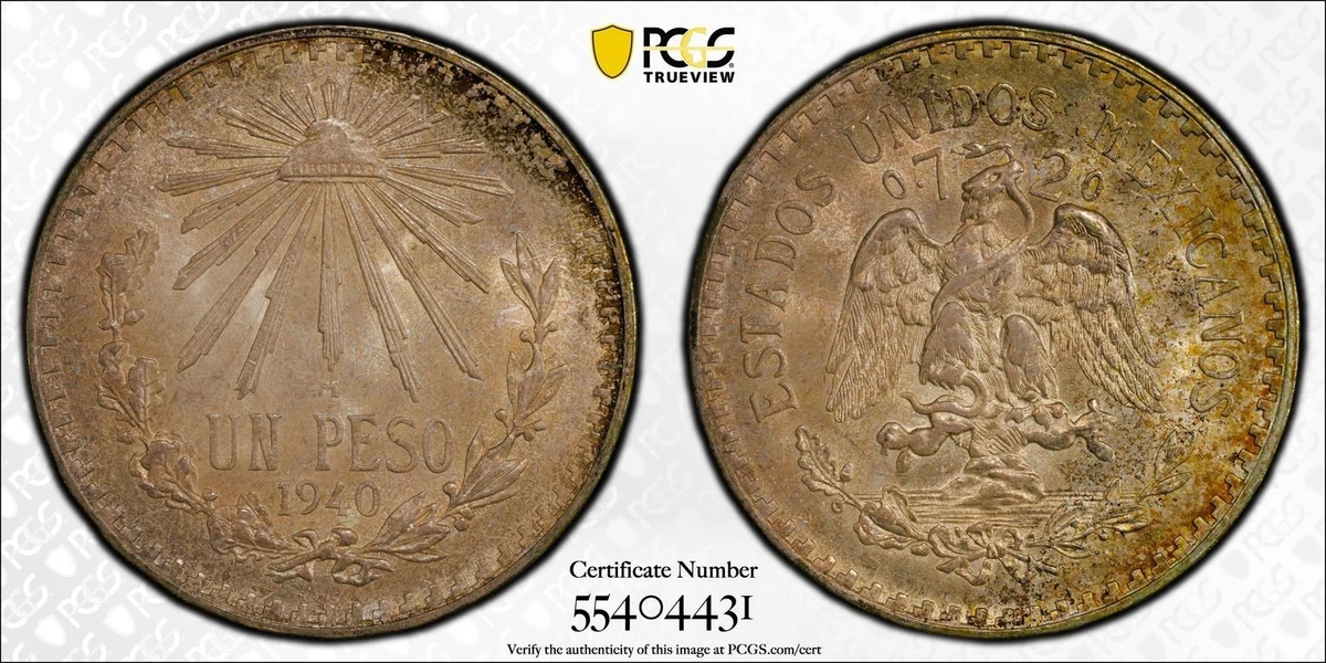 1 Peso 1940 Year Silver Mexican Coins (1905-Now) for sale | eBay