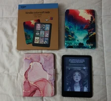 Amazon Kindle Colorsoft Kids 16GB Black 2025 NO ADS Mint condition 