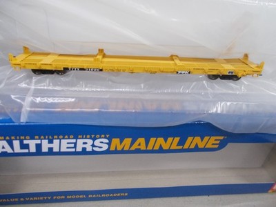 WALTHERS~ TRAILER TRAIN VTTX 60' PULLMAN-STANDARD FLAT CAR # 91096~HO SCALE~L-B