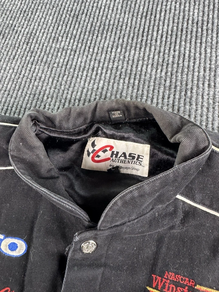 Jaqueta de corrida vintage Dale Earnhardt Goodwrench perseguição autêntica design JH G - Imagem 3 de 4