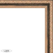 Square Classic Black Picture Frame - UV Acrylic, Backing, Hanging Hardware