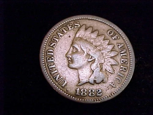 1882 Indian Head Cent,  Very Good Grade