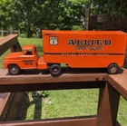 Tonka Allied Moving Van Lines Semi Pressed Steel Toy