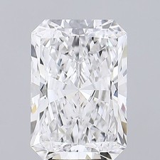 Radiant Cut Diamond Lab Grown GIA Certified VVS2 Clarity E Grade 5.01 Ct 988.02 per carat