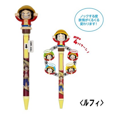 One Piece Face-Changing Ballpoint Pen Japan Made Gimmick Toy Anime