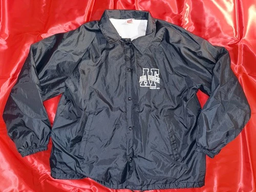Vintage 80s Keesler Air Force Base Navy Blue Soffe Nylon Jacket XL - product listing photo