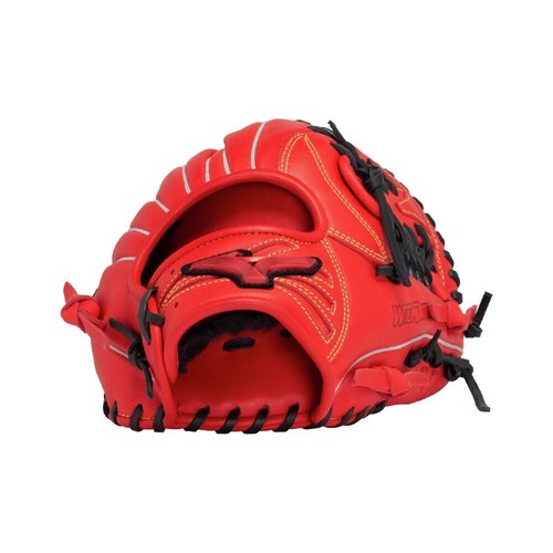 Mizuno Will Drive Red IBE Outfield Softball Glove 13" RHT Radish/Black Adult New - Picture 5 of 16