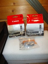 Lot Of 3 OEM Genuine Canon PIXMA 35 Black Ink Tank Cartridge PGI-35 Black SEALED