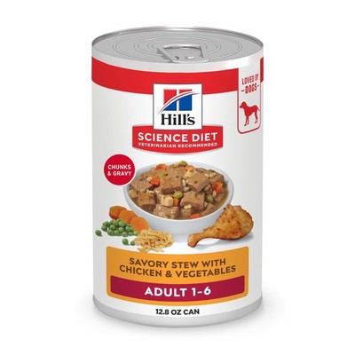 Hills Science Diet Adult 1-6, Adult 1-6 Premium Nutrition, Wet Dog Food,