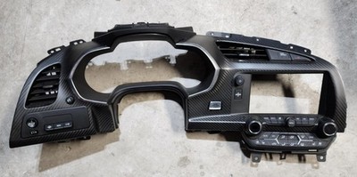 2014 2019 C7 Corvette Matte Carbon Fiber Dash Trim Bezel OEM