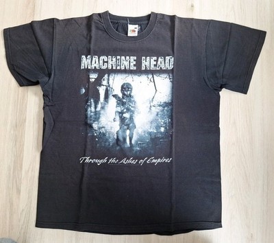 Machine Head World Turns Blue to Gray Tour 2003-2004 T-Shirt Size L