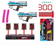 Zuru X-Shot Pro Fury-X Battle Blaster 2-Pack with Target & 300 Darts