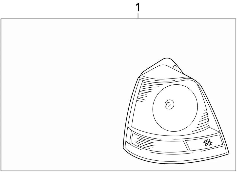 Luz trasera lateral derecha para pasajero Kia Sorento 2003-2006 OEM L4YOH Foto 4 de 4