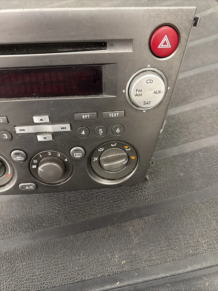 Subaru Legacy Outback 2007-2009 estéreo radio control de clima bisel 86201AG69B Foto 2 de 4