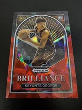 2023 Panini Prizm Draft Picks #14 Keyonte George Red Ice Brilliance Utah Jazz RC