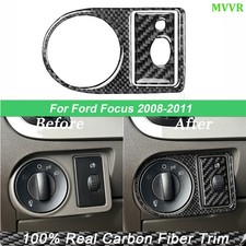 For Ford Focus 2008-11 Real Carbon Fiber Dashboard Headlight Switch Panel Cover For Ford Focus 2008-11 Real Carbon Fiber Dashboard Headlight Switch Panel Cover