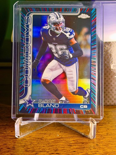 2025 Topps Chrome - DaRon Bland #82 Neon Pulse Refractor