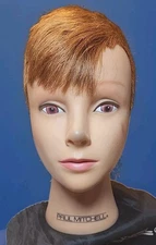 Paul Mitchell Cosmetology Style Training Head Hair Mannequin BRUNETTE & BAG