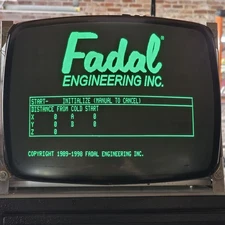 Fadal CRT Monitor for 88 & 88HS Pendant Fadal VMC CNC