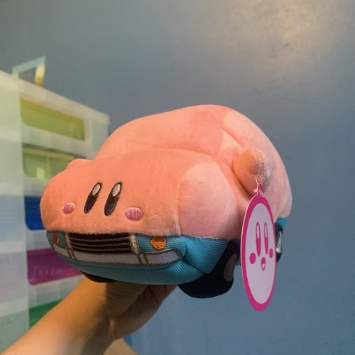 Kirby Auto Plüschtier Teddy Kawaii Nintendo süß neu mit Etikett