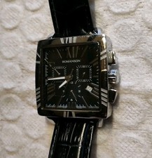 Romanson Swiss Quartz Uhr Chronograph Herrenuhr Armbanduhr