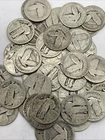 40 Coin Standing Liberty Quarter Lot 90% Silver $10 FV Roll No Date NO RES 228g