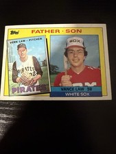 1985 Topps - Father - Son Vern Law, Vance Law #137