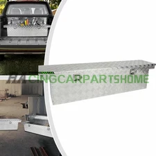 60"X12"X14" Pickup Truck Trunk Bed Tool Box Underbody Trailer Storage + Lock SL