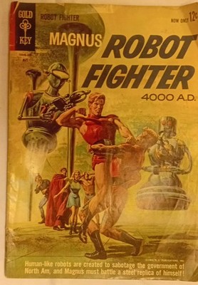 Vintage 1963 Magnus Robot Fighter 4000 AD #2 Comic 60s Space Age Futuristic