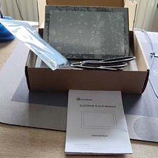 ELECROW 8 Zoll Monitor 1280x800 IPS LED Touchscreen HDMI, Schwarz