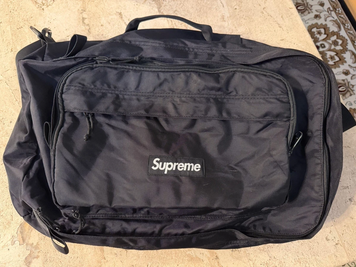 Supreme Black Duffle Bags for Men for sale | eBay