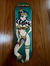 Hook-ups Skateboard Deck Jeremy Klein jk industries Pocahook Pocahontas Alice