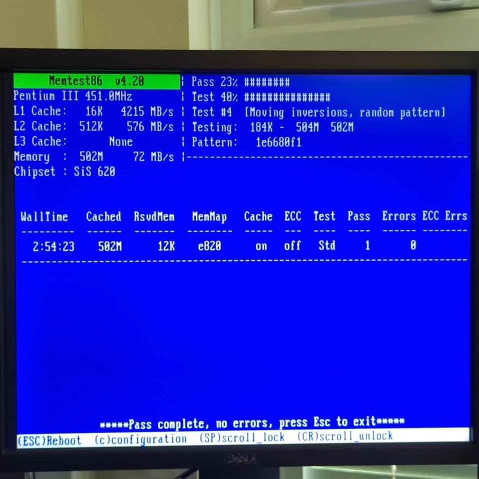 Windows 98 DOS ECS SiS-620 Slot 1 Motherboard Pentium III 450MHz 512MB PCI ISA - Image 2 of 4