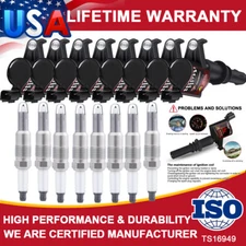 8 Pack Ignition Bobinas & Spark Plugs For 2004-2010 Ford F150 V8 5.4L 3V DG511
