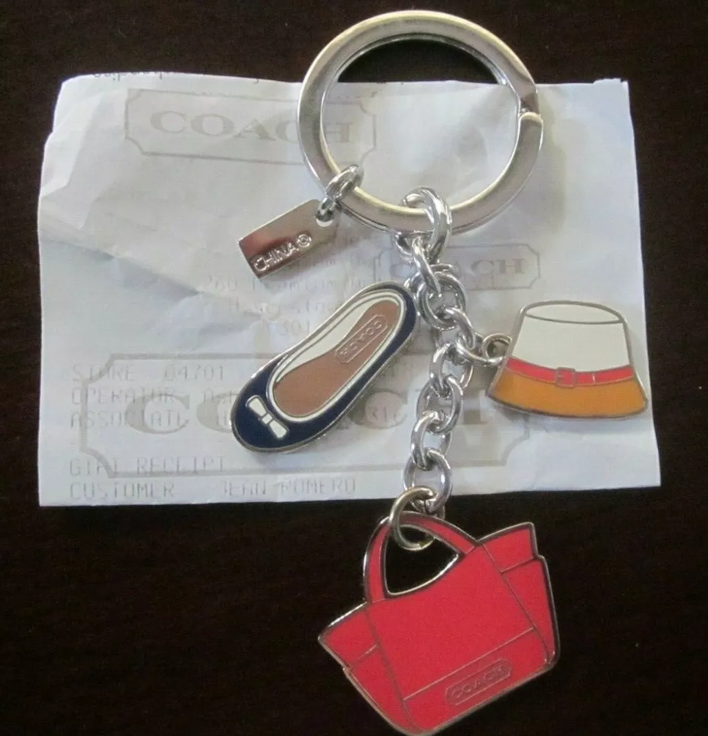 Coach keyring store