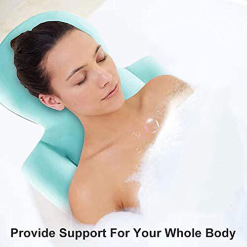 Full Body Bath Pillow Bathtub Pillow Spa Ergonomic Cushion Non-Slip Bath Pillow - Picture 7 of 8