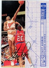 1994-95 UD Collector's Choice Gold Signatures Stacey Augmon #372