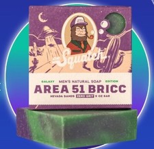 Dr. Squatch Galaxy Limited Edition AREA 51 BRICC Soap Bar ZERO GRIT