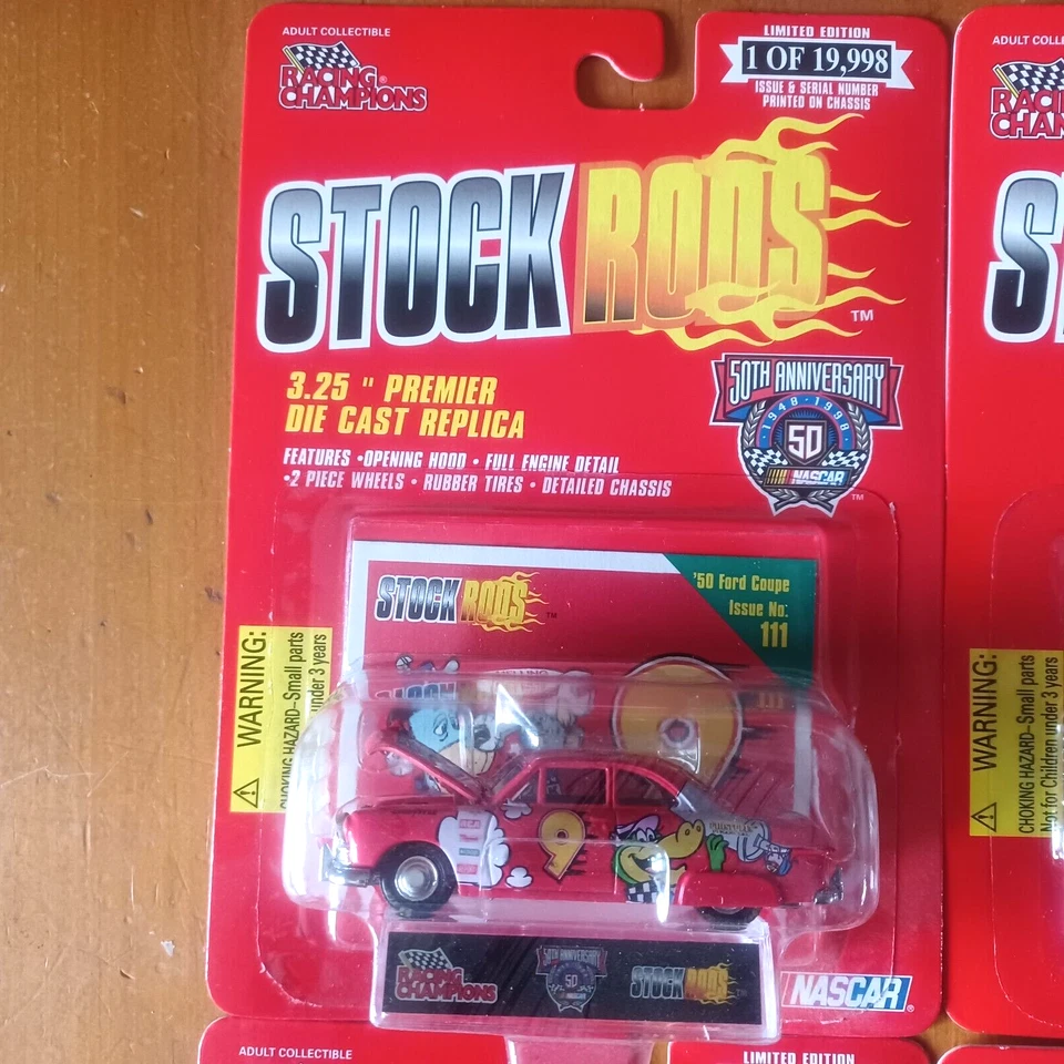 Racing Champions Stock Rods Lot of 4 NEW 1997 1998 Issue 36 108 110 111 50th Ann - Image 3 of 4