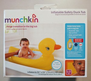 munchkin inflatable safety duck tub
