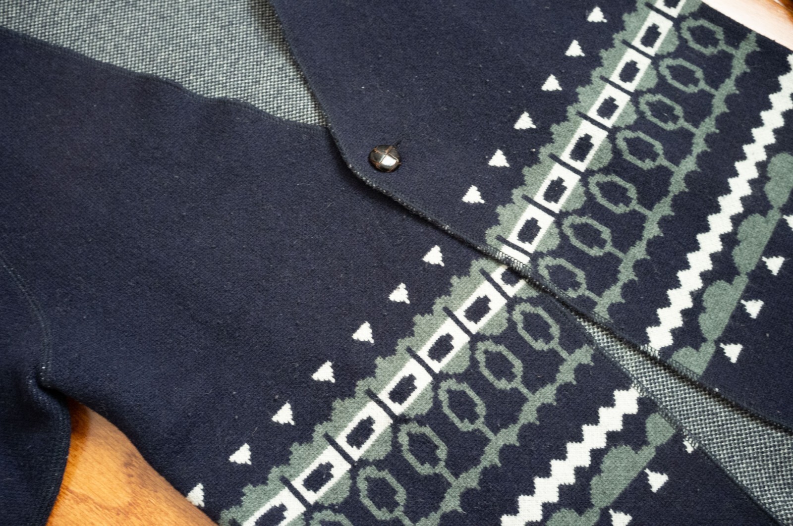NONNATIVE Native American Pattern Sweater Wool Ca… - image 2